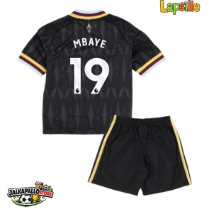 Aston Villa Ibrahim Mbaye #19 Vieraspaita Lapsille 2026-27 Lyhythihainen (+ shortsit)